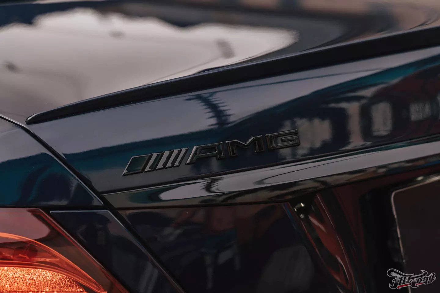 Частичный окрас и антихром для Mercedes E53